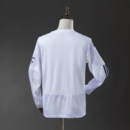 25/26 Manchester United Away Long Sleeve white soccer Jersey