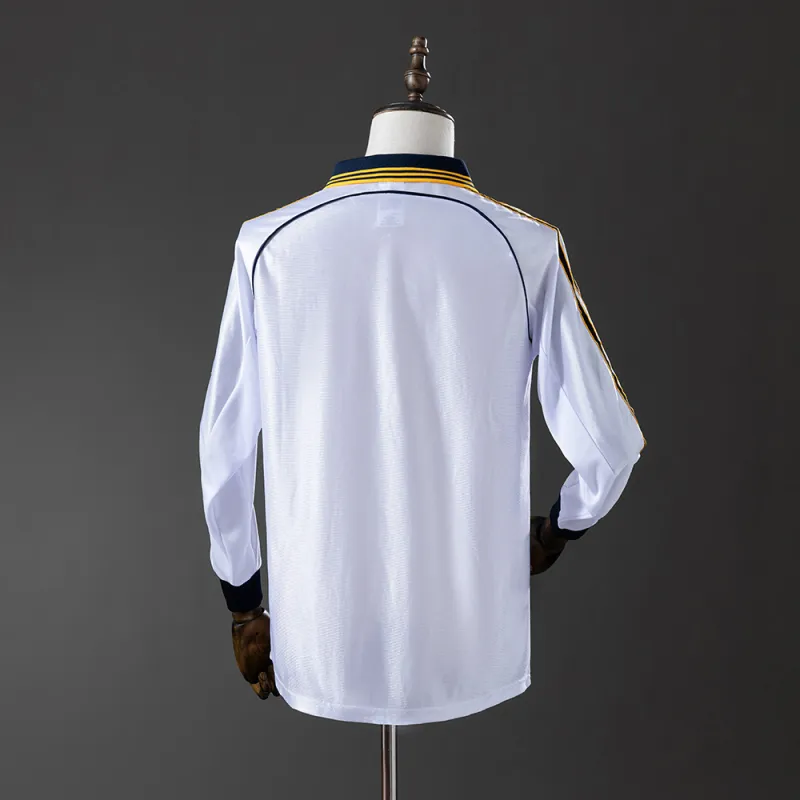 98/00 Real Madrid Home Retro Lange Mouw Jersey