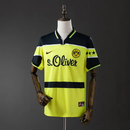 97/98 Borussia Dortmund Thuis Retro Voetbal Jersey