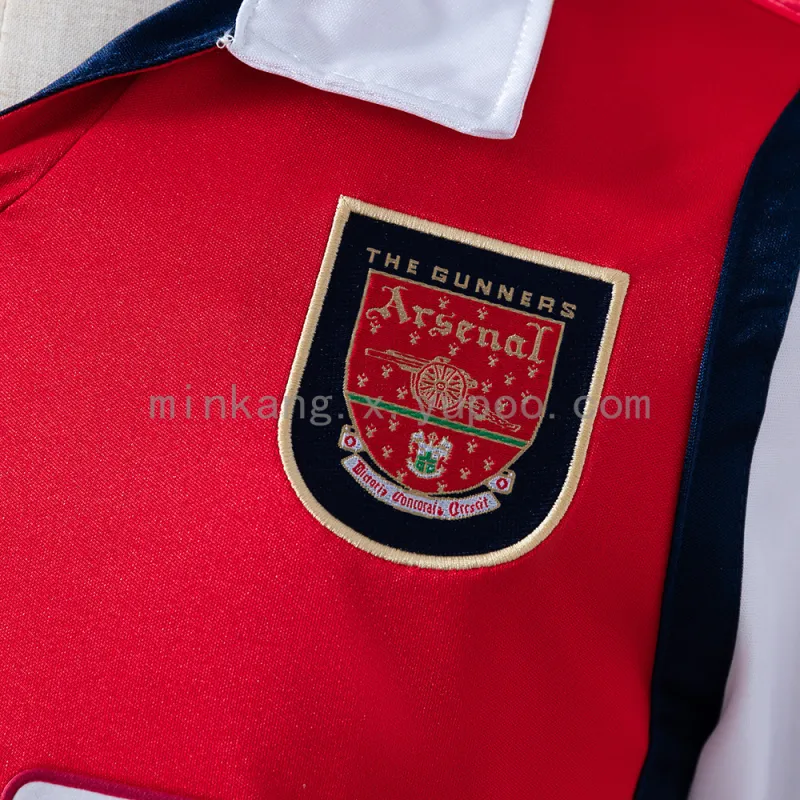 98/99 Arsenal Home Retro Soccer Jersey