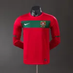 2010 Portugal Home Retro Long Sleeve Player Version Jersey