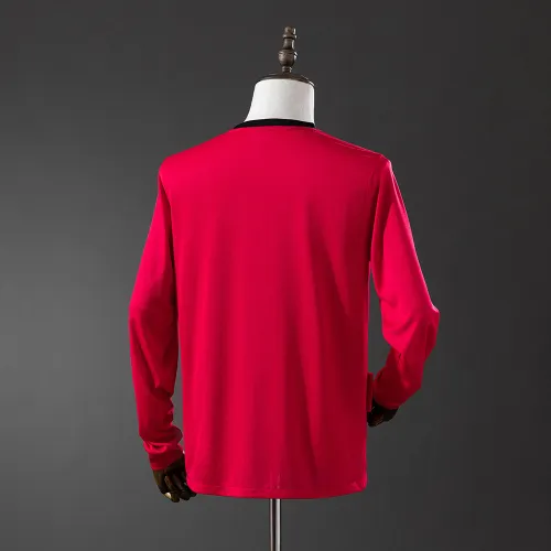 10/11 Camisola de manga comprida retro do Manchester United em casa