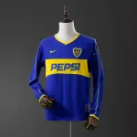 03-04 Boca Juniors home Retro Long Sleeve Jersey