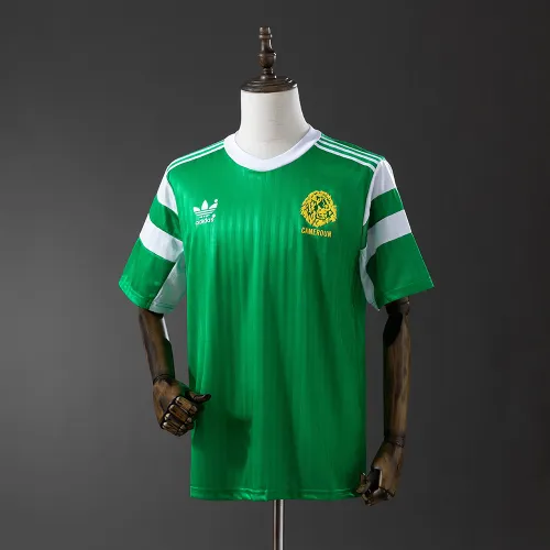1990 Cameroon Home Retro Soccer Jersey
