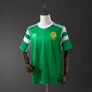 1990 Cameroon Home Retro Soccer Jersey