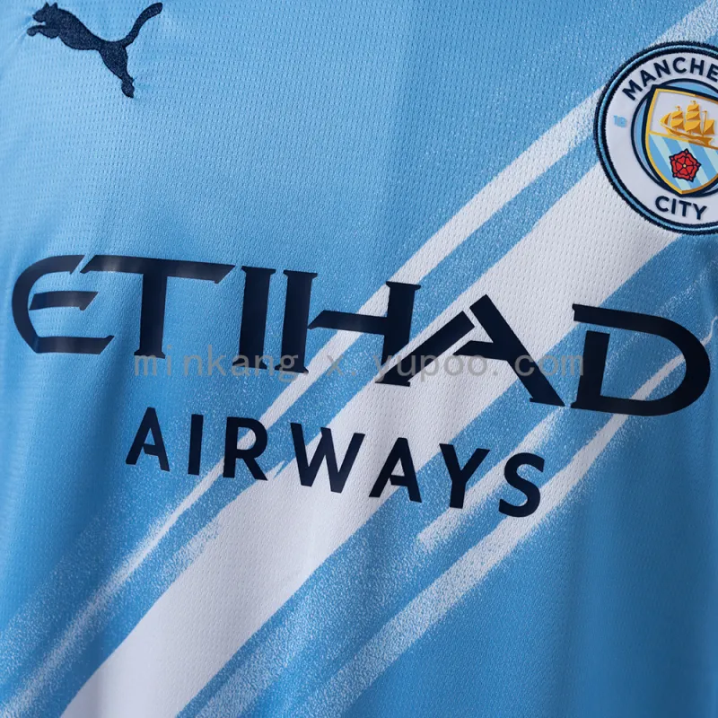 25/26 Manchester City Home Long Sleeve Jersey