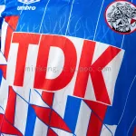 89/90 Ajax Away Retro Soccer Jersey