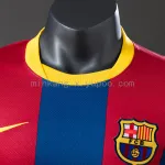 10/11 Barcelona Home Retro Long Sleeve Player Version Jersey