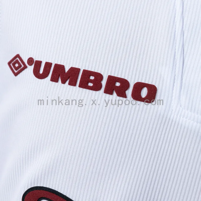 98/99 Manchester United White Retro Long Sleeve Jersey