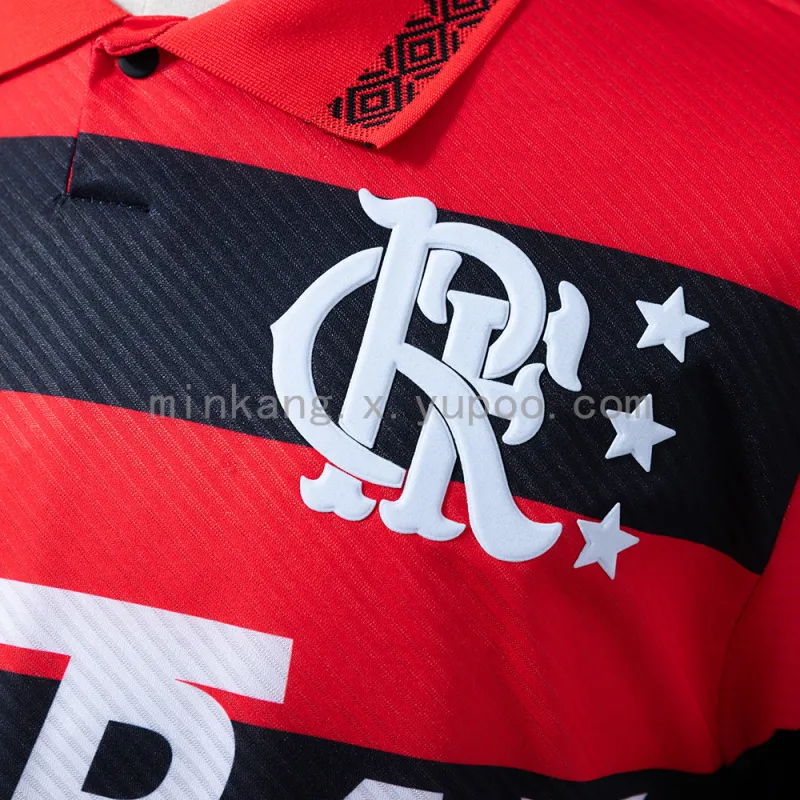 94/95 Flamengo Home Retro Soccer Jersey