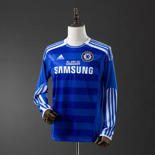 11/12 Chelsea Home UEFA Champions League Retro long sleeve Jersey