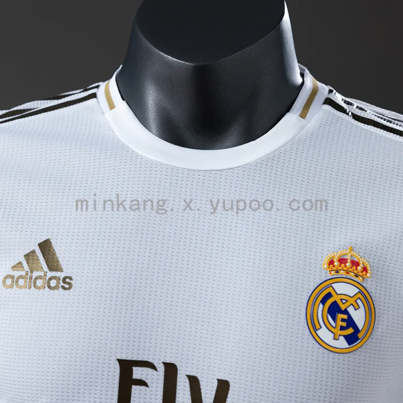 19/20 Real Madrid Home Retro Long Sleeve Player Version Jersey