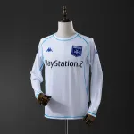 03-04 Auxerre Home Retro Long Sleeve Jersey