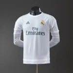 15/16 Real Madrid Home Retro Long Sleeve Player Version Jersey 15/16 Real Madrid Home Retro Long Sleeve Player Version Jersey
