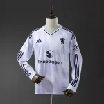 25/26 Manchester United Away Long Sleeve white soccer Jersey 25/26 Manchester United Away Long Sleeve white soccer Jersey