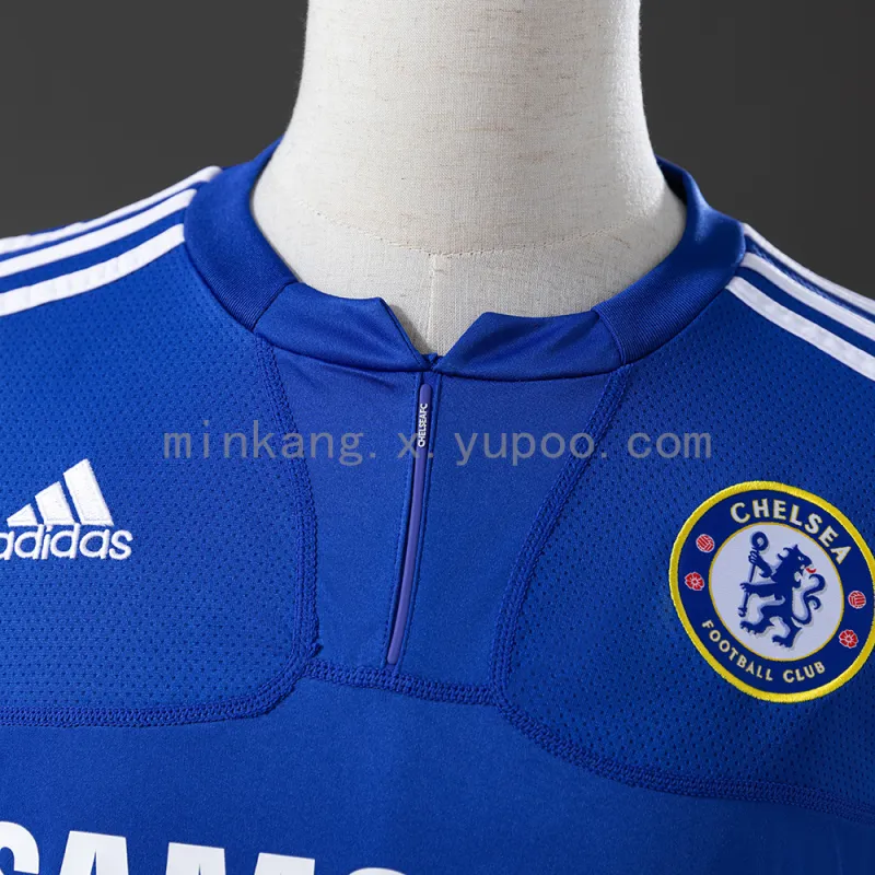 09/10 Chelsea Home Retro Long Sleeve Jersey