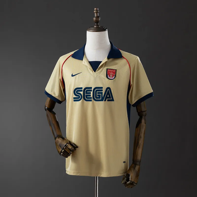 01/02 Arsenal Away Retro Soccer Jersey