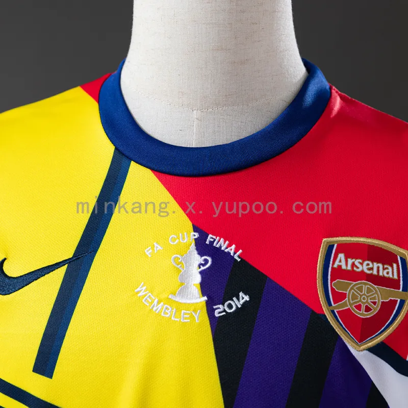 14/15 Arsenal Anniversary Edition Red Retro Soccer Jersey