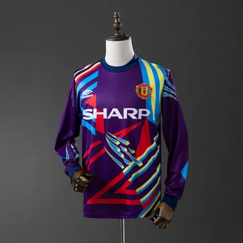 92/94 Manchester United Goalkeeper Retro Long Sleeve Jersey