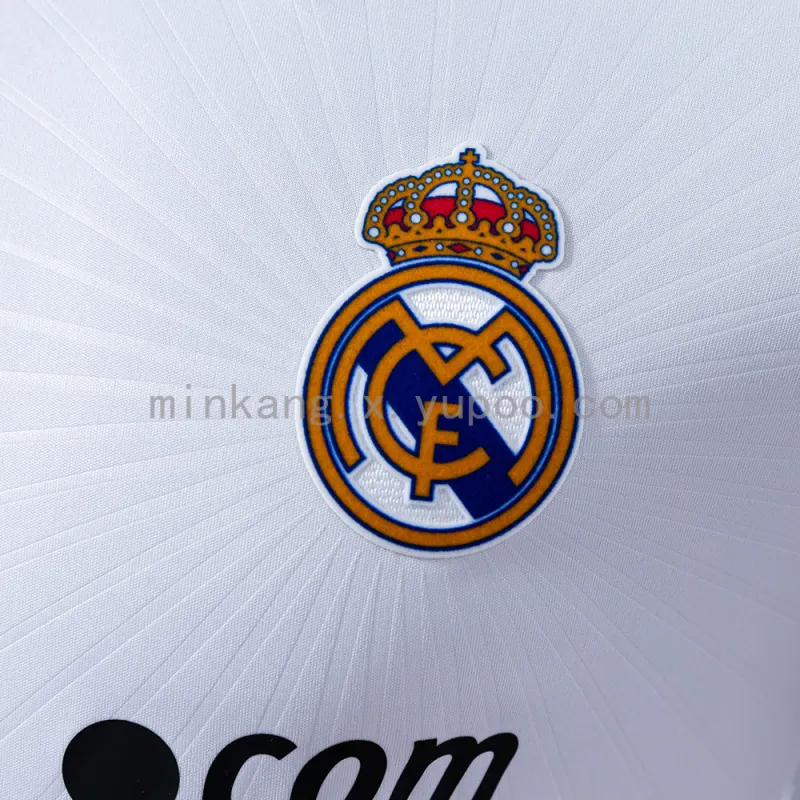 10/11 Real Madrid Home Retro Long Sleeve Player Version Jersey