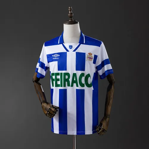 94/95 Deportivo de La Coruna Home Retro Soccer Jersey