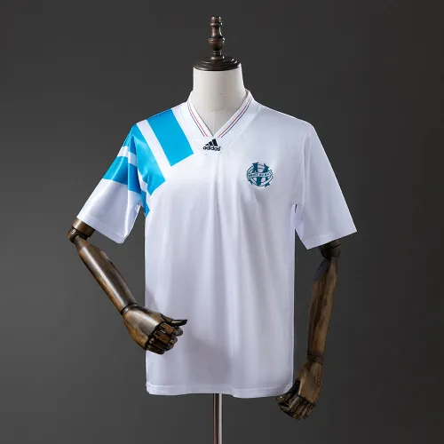 92/93 Marseille Home Retro Soccer Jersey