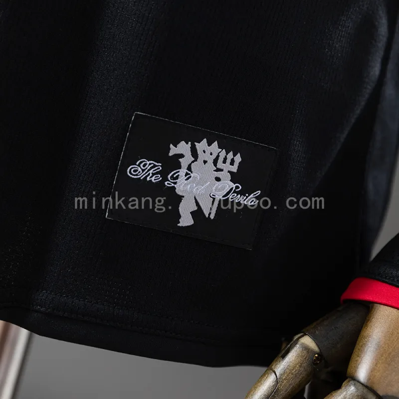 07/08 Manchester United black Retro Long Sleeve Jersey