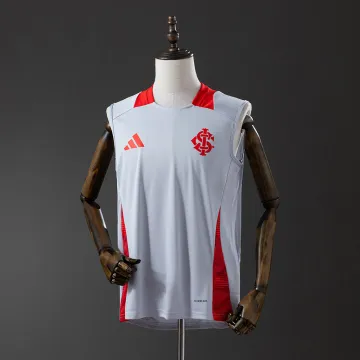 25/26 Internacional Training Vest Branco Camisola de futebol sem mangas