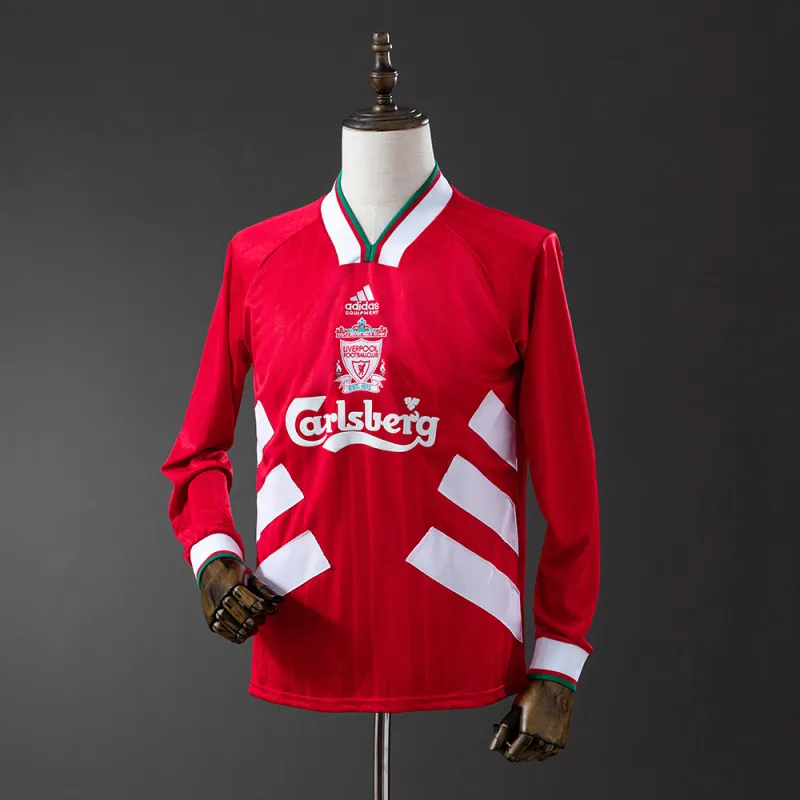 93/95 Liverpool home Retro long sleevev Jersey