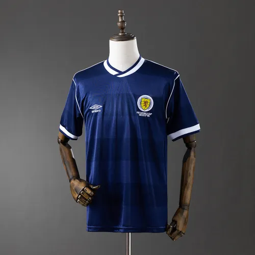 1987 Escocia Home Retro Soccer Jersey