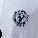 Camiseta de manga larga retro del Manchester United para partidos fuera de casa de la temporada 2000/01