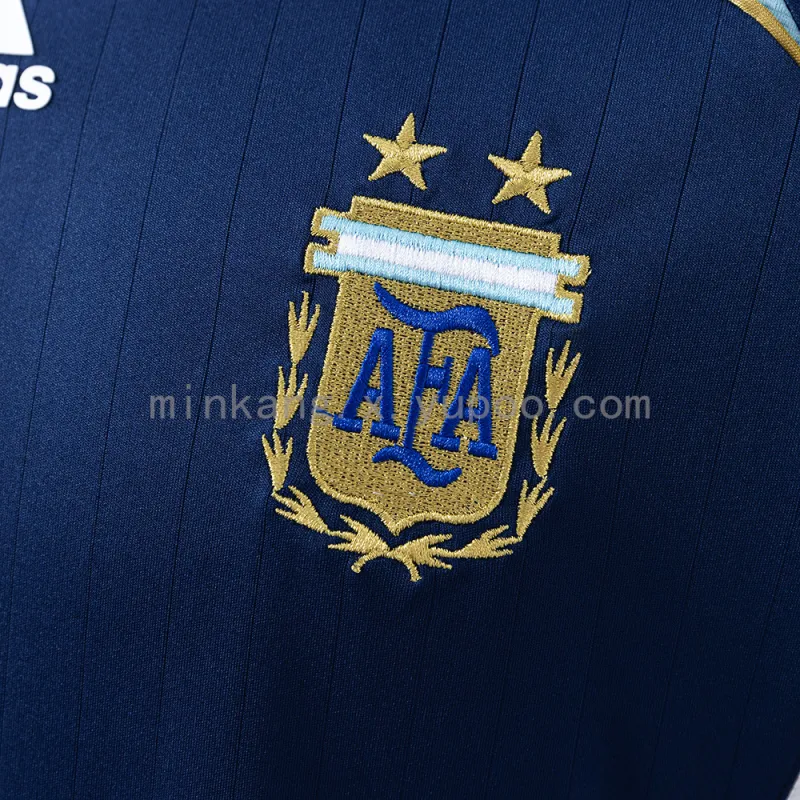 2006 World Cup Argentina Away Retro Player Version Jersey
