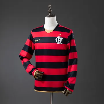 08/09 Flamengo Home Retro Long Sleeve Jersey