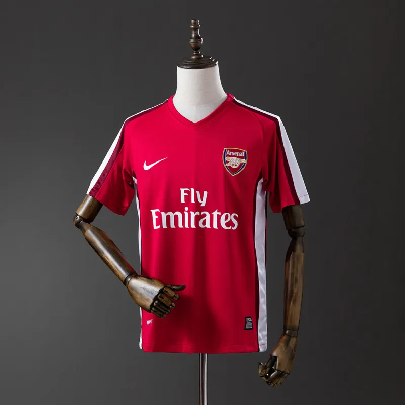 08/10 Arsenal Home Retro Soccer Jersey