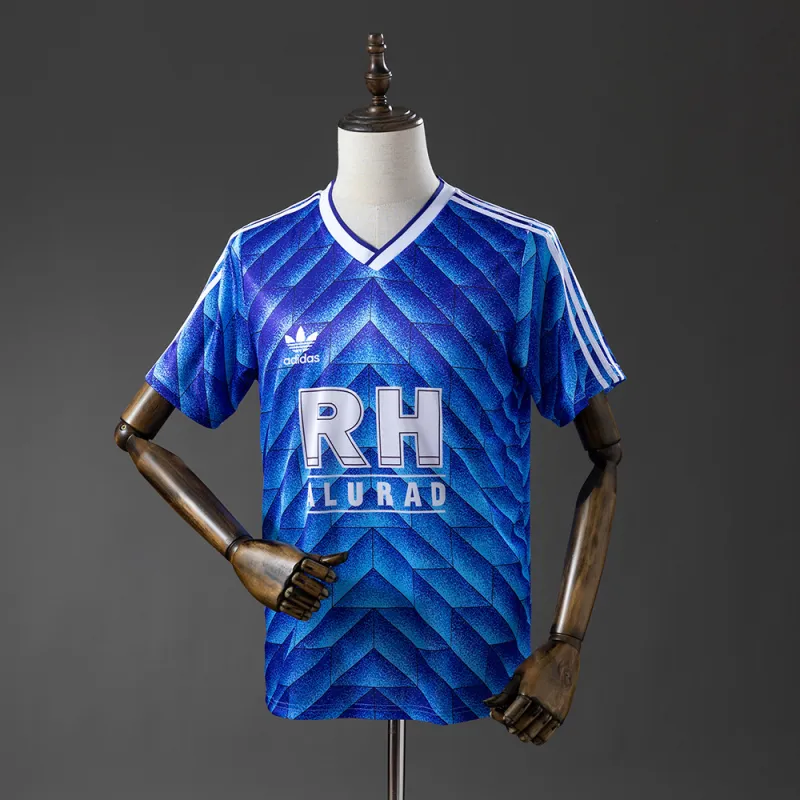 88/89 Schalke 04 Home Retro Soccer Jersey