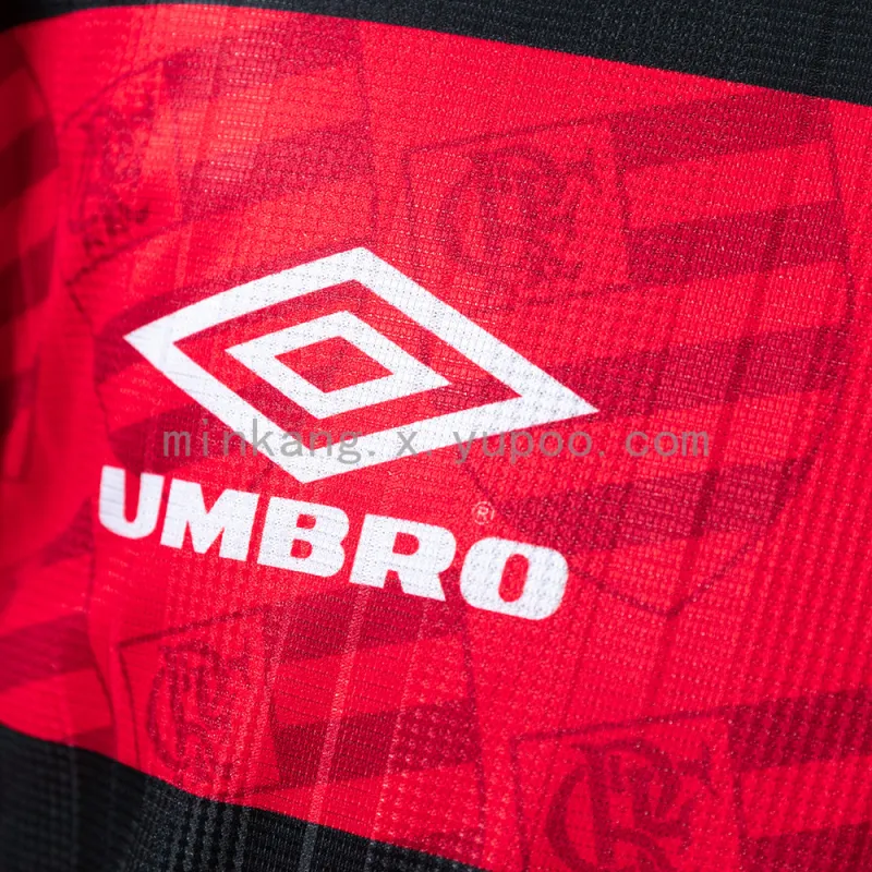 95/96 Flamengo Home Retro Soccer Jersey
