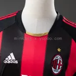 10/11 AC Milan Home Retro Long Sleeve Soccer Jersey