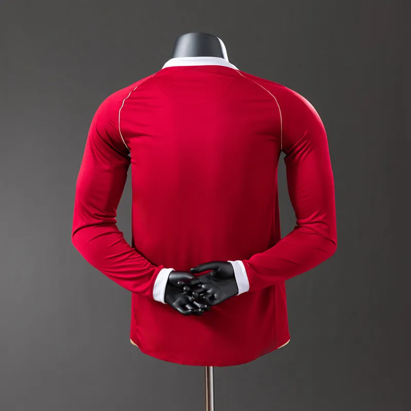 06/07 Manchester United Home Retro Long Sleeve Player Version Jersey