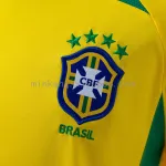 2002 World Cup Brazil Home Retro Long Sleeve Jersey