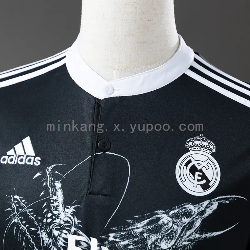 14/15 Real Madrid Second Away Retro Long Sleeve Jersey