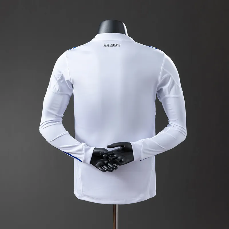 10/11 Real Madrid Home Retro Long Sleeve Player Version Jersey