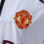 98/99 Manchester United White Retro Long Sleeve Jersey