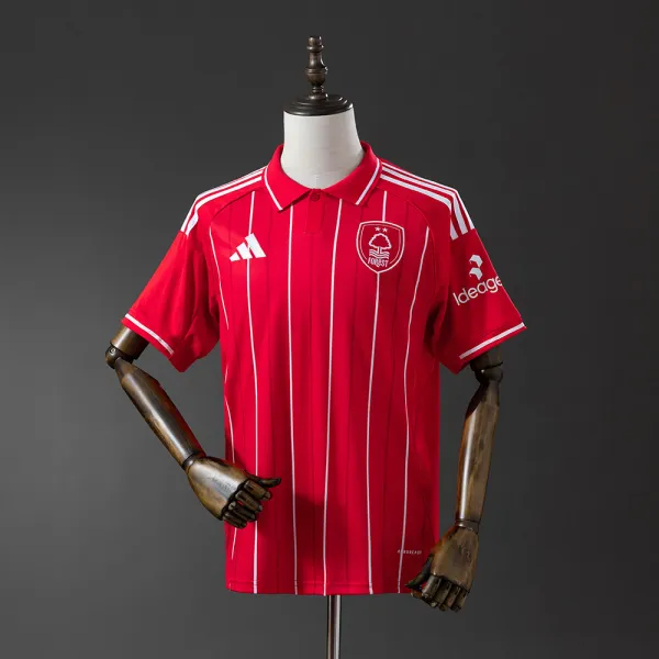 25/26 Nottingham Forest football jersey - A-Grade Quality Detail View