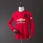 19/20 Manchester United Home Retro Long Sleeve Jersey 19/20 Manchester United Home Retro Long Sleeve Jersey