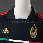 11/12 AC Milan Away Long Sleeve Retro Jersey