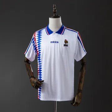 1994 France Away Retro Soccer Jersey
