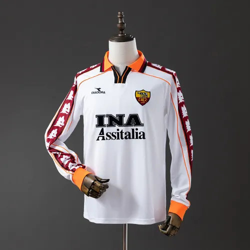 Camisola de manga comprida Roma Away Retro 98-99