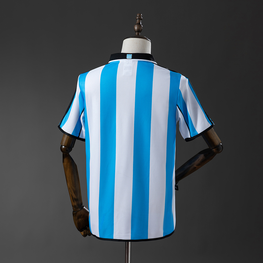 00/01 Racing Club de Avellaneda Home Retro Fußball Trikot