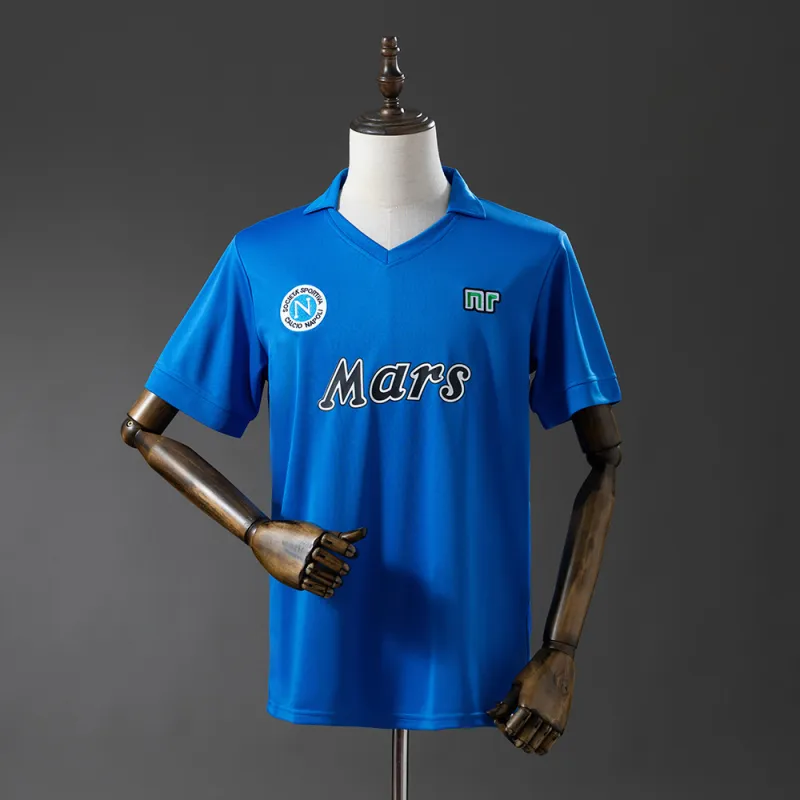 89/90 Napoli Home Retro Soccer Jersey