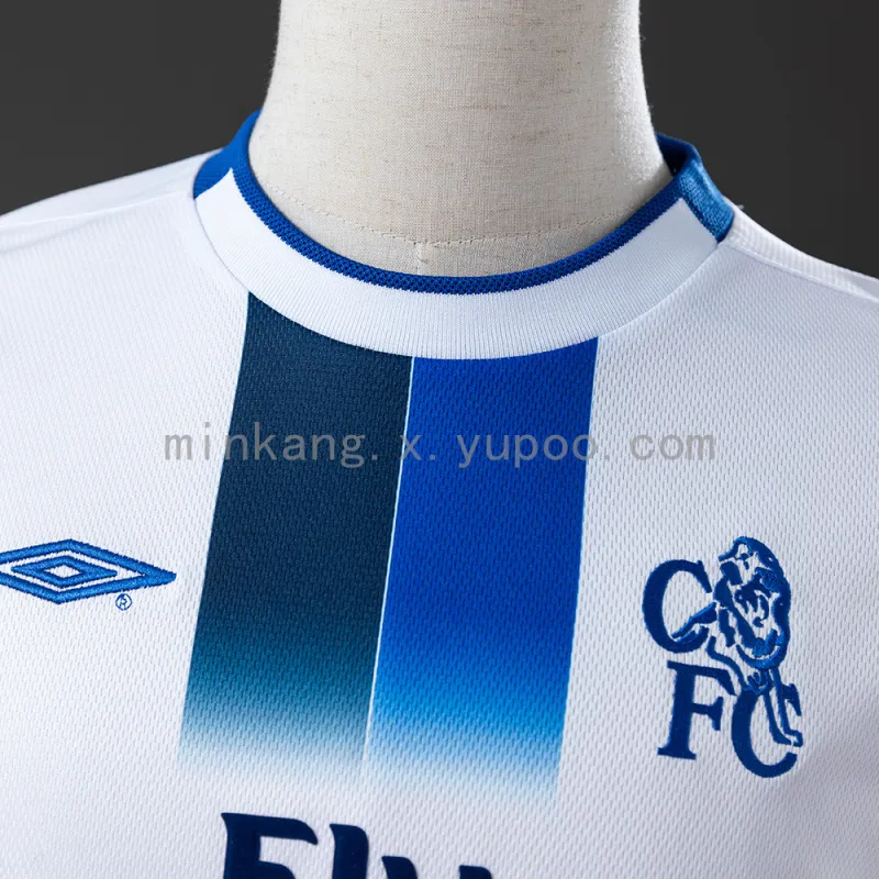 03/05 Camisola Retro de manga comprida do Chelsea para jogos fora de casa